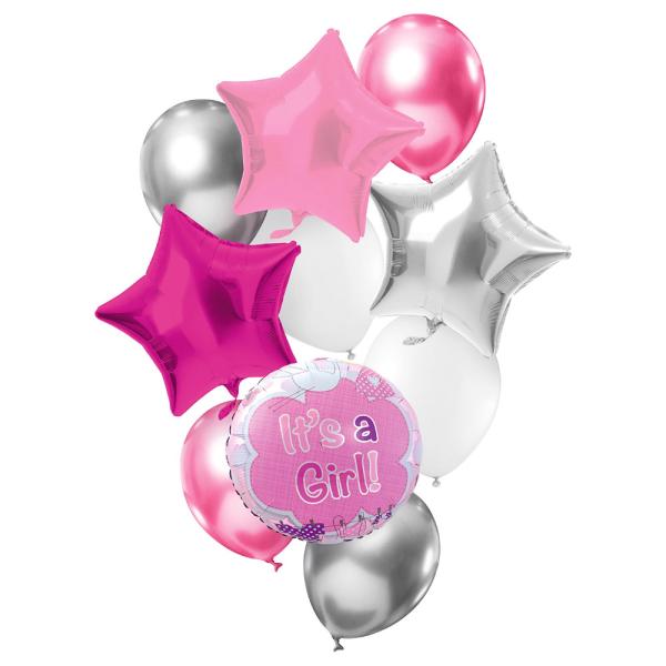 Ballongbukett It's A Girl Mix