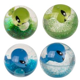 Blinkende Alien Sprettball 6,5 cm
