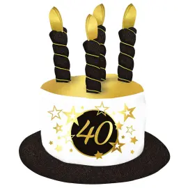 Bursdagshatt 40 &aring;r