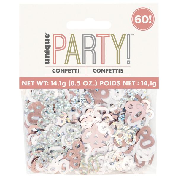 Konfetti 60! år Metallic