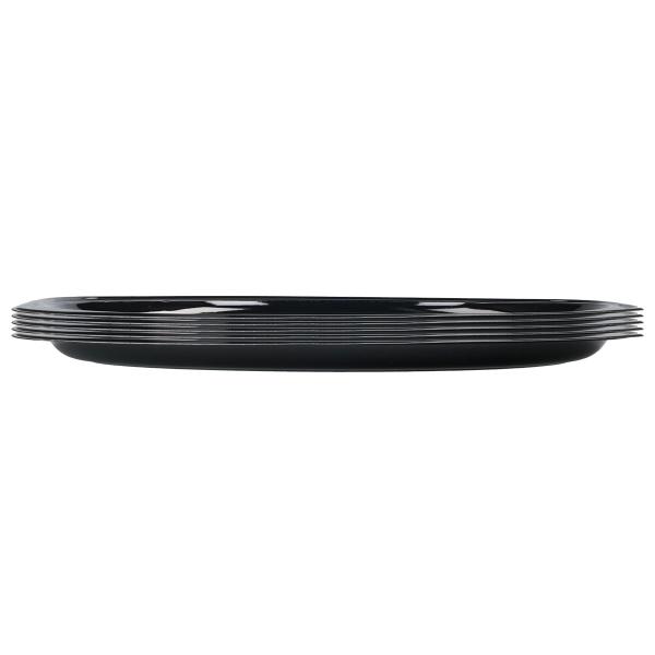 Ovale Serveringsfat Svart 45x30 cm 5-pakning