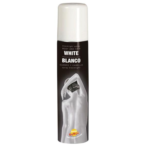 Hår- og Kroppsfarge Spray Hvit