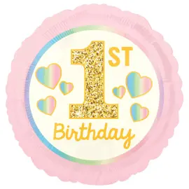 1st Birthday Folieballong