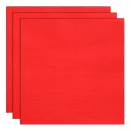 Engangsservietter Rød 24 cm 20-pakning