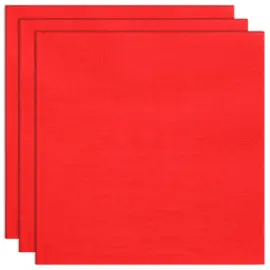Engangsservietter Rød 33 cm 20-pakning