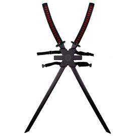 Ryggsekk med Doble Ninjasverd Sett