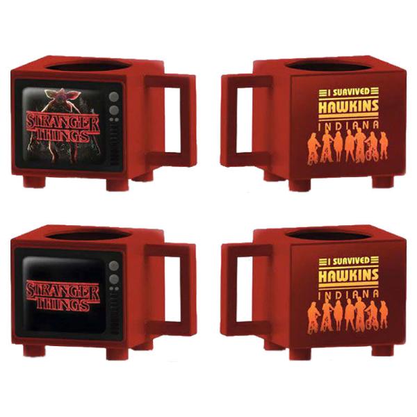 Varmefølsomt Krus Stranger Things Retro-TV