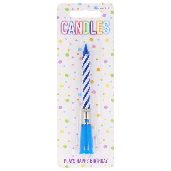 Spillende Kakelys Blå