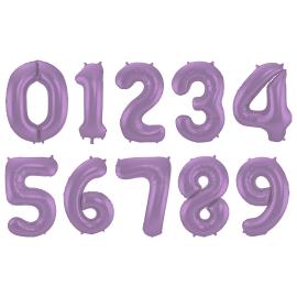 Tallballong 8 Lilla Matt Metallic