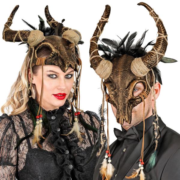 Sjaman Oksehodeskalle Maske
