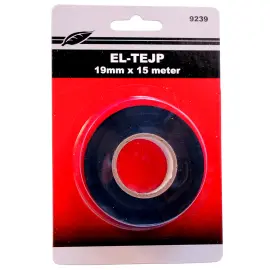 Isolasjonstape Rull Svart 15 m