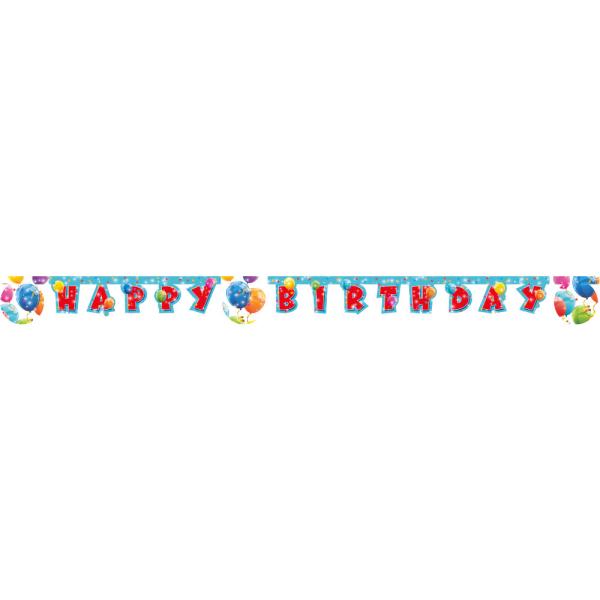 Sparkling Balloons Happy Birthday Girlander