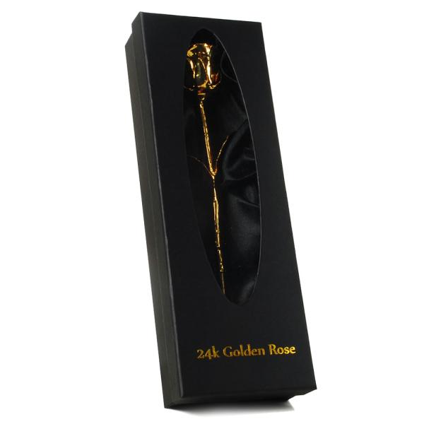 24K Gullrose i Gaveboks