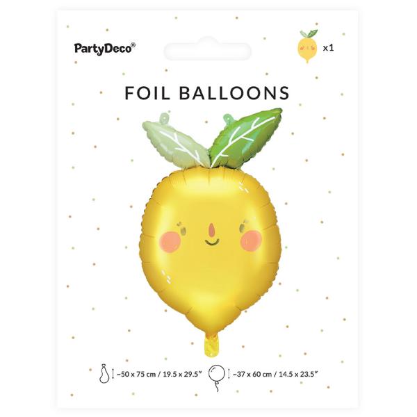 Folieballong Sitron