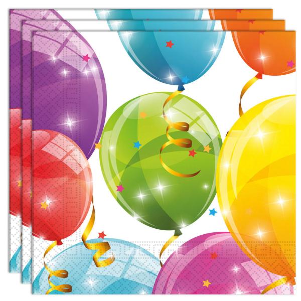 Sparkling Balloons Servietter