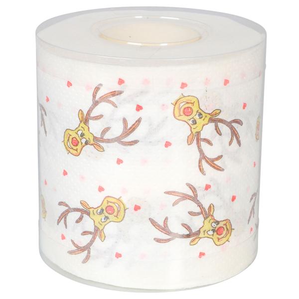 Toalettpapir Jul med Reinsdyrmotiv
