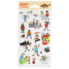 Pippi Klistremerker 17-pakning
