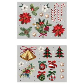 Vindusklistremerker med Julemotiv