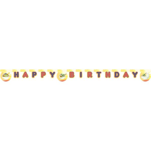 Star Wars Mandalorian Happy Birthday Girlander