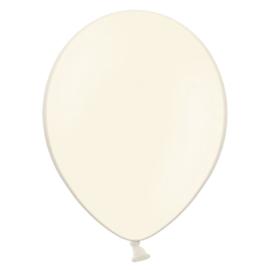 Små Lyse Pastell Crème Hvite Latexballonger 100-pakning