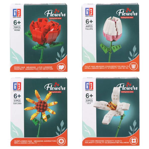 Byggeklosser Blomst 6+ år