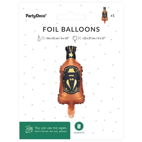 Folieballong Whiskyglass