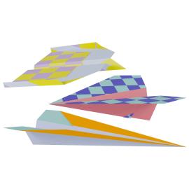 DIY Papirfly Stripetastic 12-pakning
