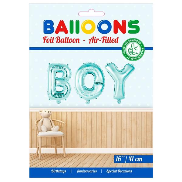 Folieballonger Baby Shower Boy
