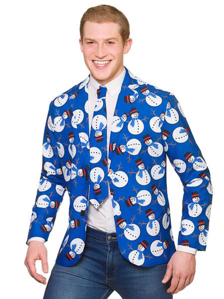 Juleblazer og Slips Snømenn