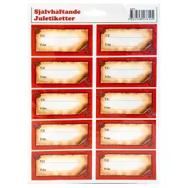 Julegaveetiketter