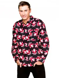 Juleskjorte Julenisser