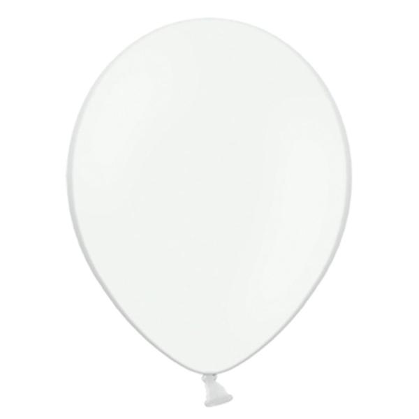 Små Pastell Hvite Latexballonger 100-pakning