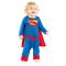 Superman Kostyme med Kappe Barn 12-18 mån