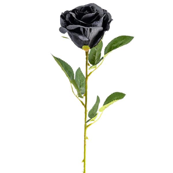 Kunstig Rose Svart