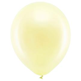 Rainbow Latexballonger Metallic Elfenbenshvite