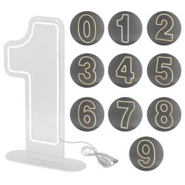 LED Neon Tall Hvit 50 cm