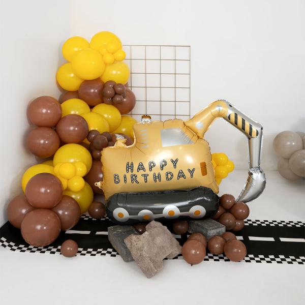 Happy Birthday Folieballong Gravemaskin