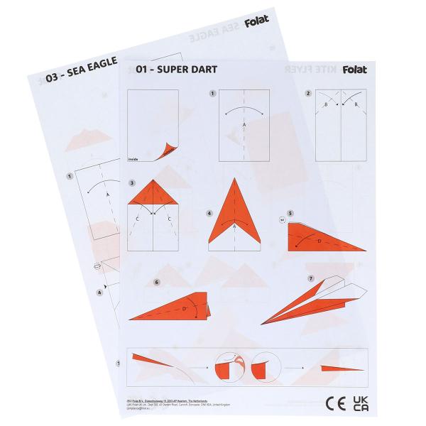 DIY Papirfly Stripetastic 12-pakning