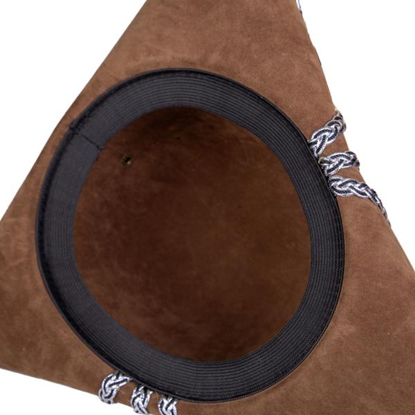 Pirat Trekantet Hatt Brun