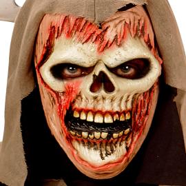 Hud og Bein Zombie Maske Barn