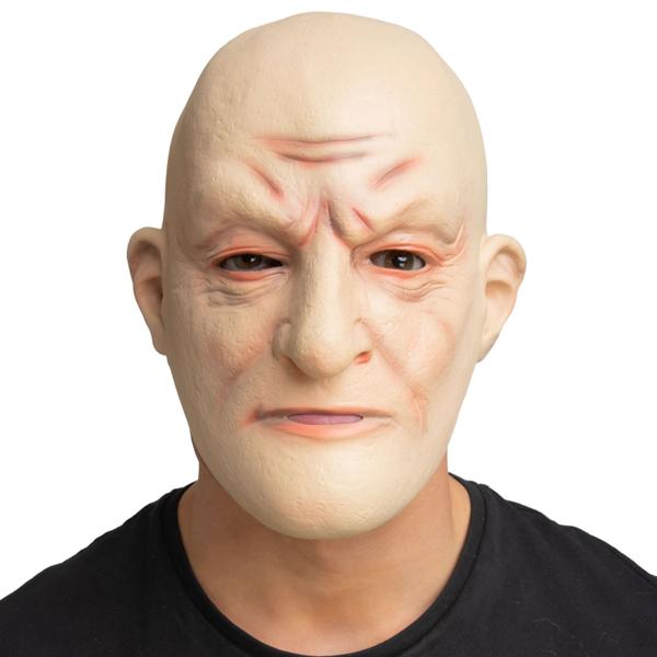 Latexmaske Tøff Skallet Mann