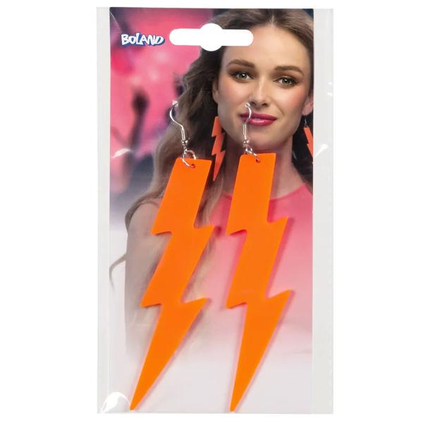 Lyn Øredobber Neonoransje