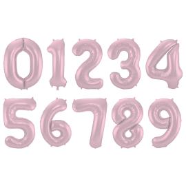 Tallballong 2 Pastellrosa Matt Metallic