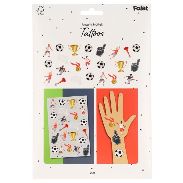 Midlertidige Tatoveringer Fotballbursdag 23-pakning