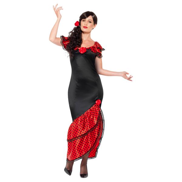Flamenco Kjole Kostyme