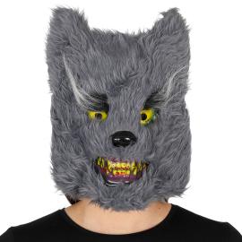 Plysj Skummel Ulvemaske Gr&aring;