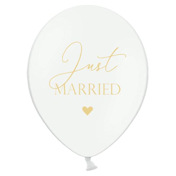 Just Married Latexballonger 50-pakning
