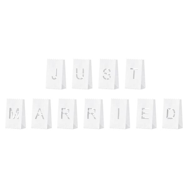 Just Married Papirlykter