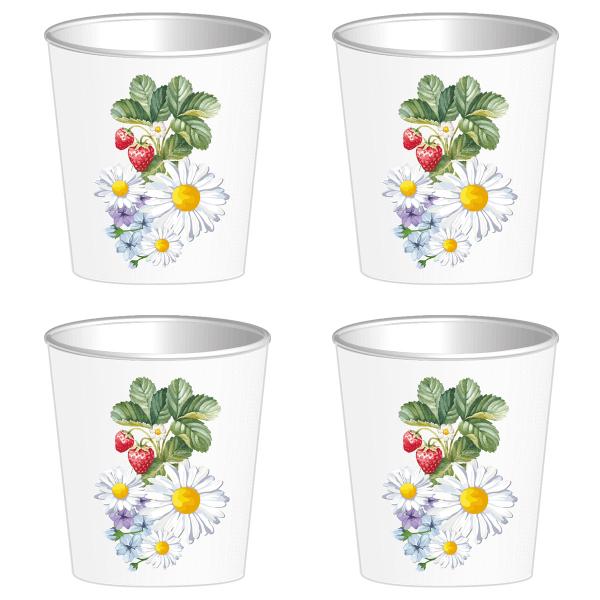 Snapskopper Blomster 59 ml 8-pakning