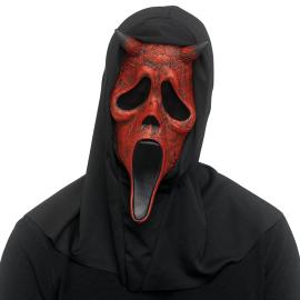 Ghostface Maske med Horn